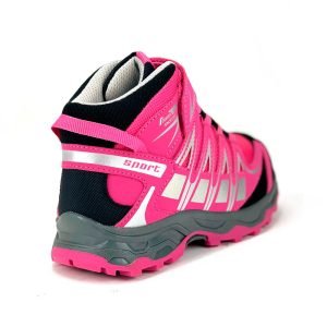 Zapatilla outdoor para niña fucsia