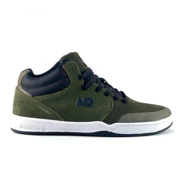 zapatilla urbana hombre natgeo verde oliva