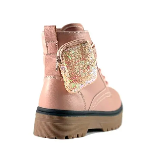 Botin para niña rosado