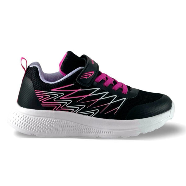 Zapatilla niña deportiva color negro verazzi