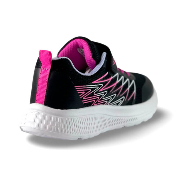 Zapatilla niña deportiva color negro verazzi