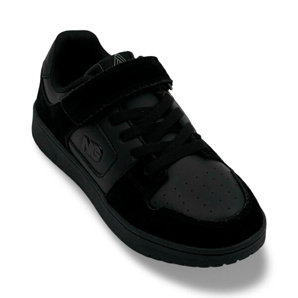 Zapatilla escolar niño negro