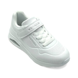 Zapato Escolar Para Ninos Y Ninas Blanco