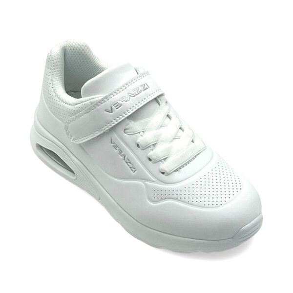 Zapato Escolar Para Ninos Y Ninas Blanco