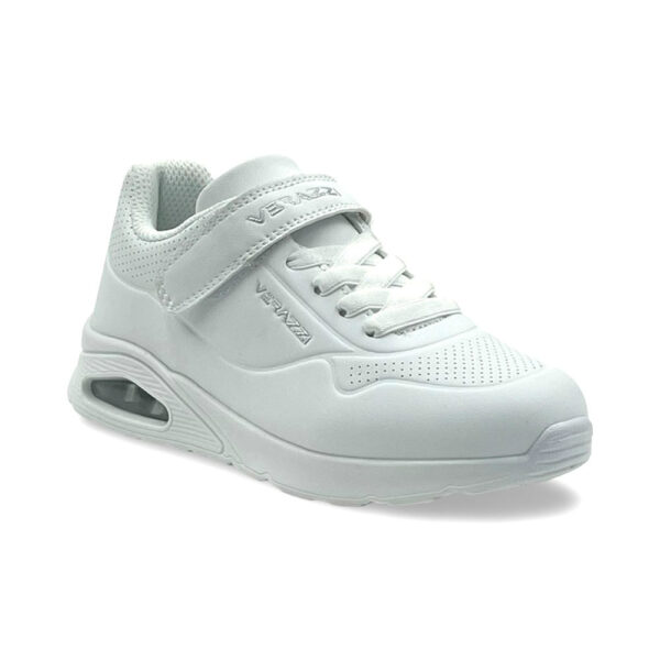 Zapato Escolar Para Ninos Y Ninas Blanco