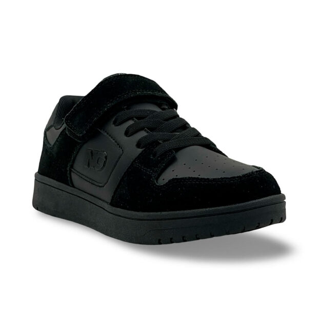 Zapatilla escolar niño negro