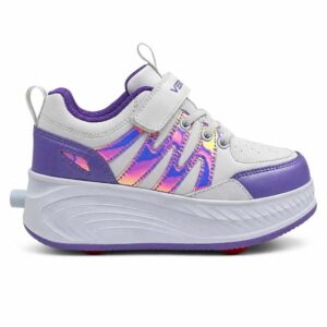 Zapatillas con ruedas verazzi purpura