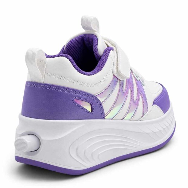 Zapatillas con ruedas verazzi purpura