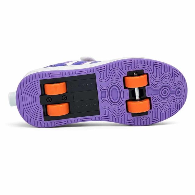Zapatillas con ruedas verazzi purpura