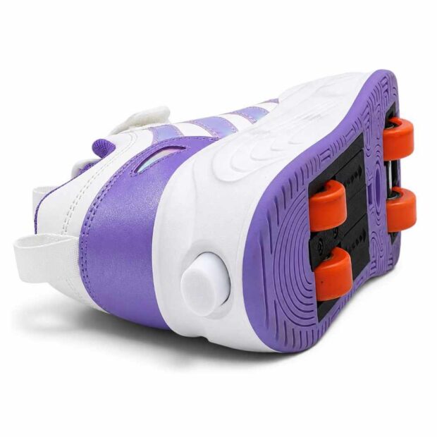 Zapatillas con ruedas verazzi purpura