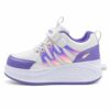 Zapatillas con ruedas verazzi purpura