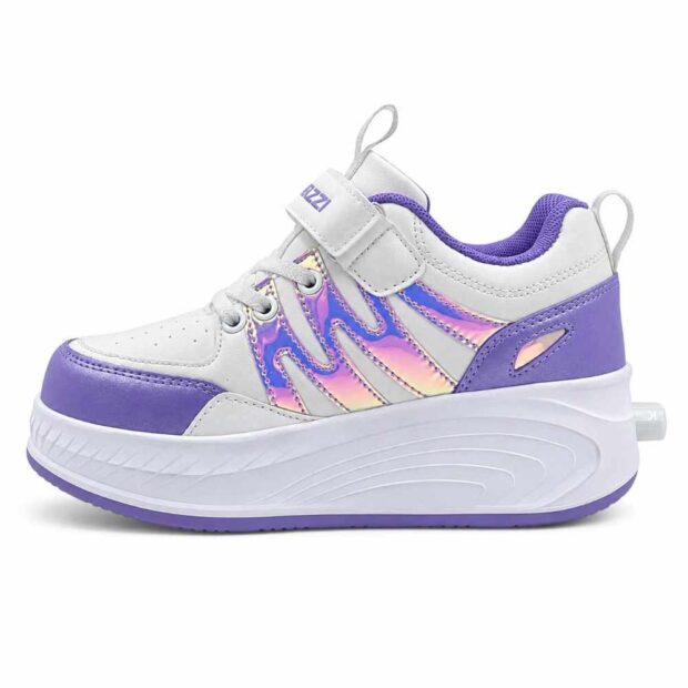Zapatillas con ruedas verazzi purpura