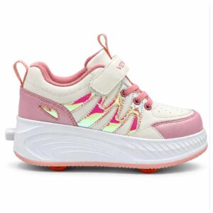 Zapatillas con ruedas verazzi rosado