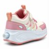 Zapatillas con ruedas verazzi rosado