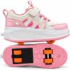 Zapatillas con ruedas verazzi rosado