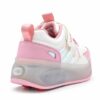 Zapatillas con ruedas y luces tipo patín verazzi rosado
